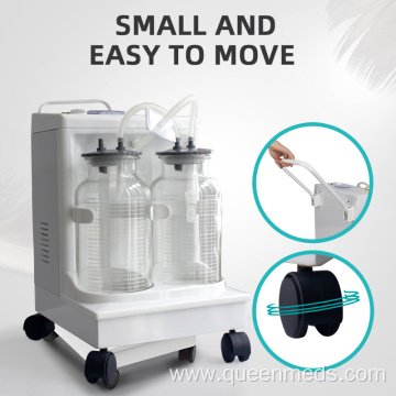 mobile electric suction machine medical vacuum aspirator